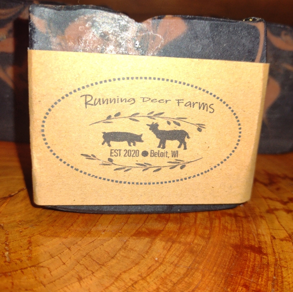 Activated charcoal soap